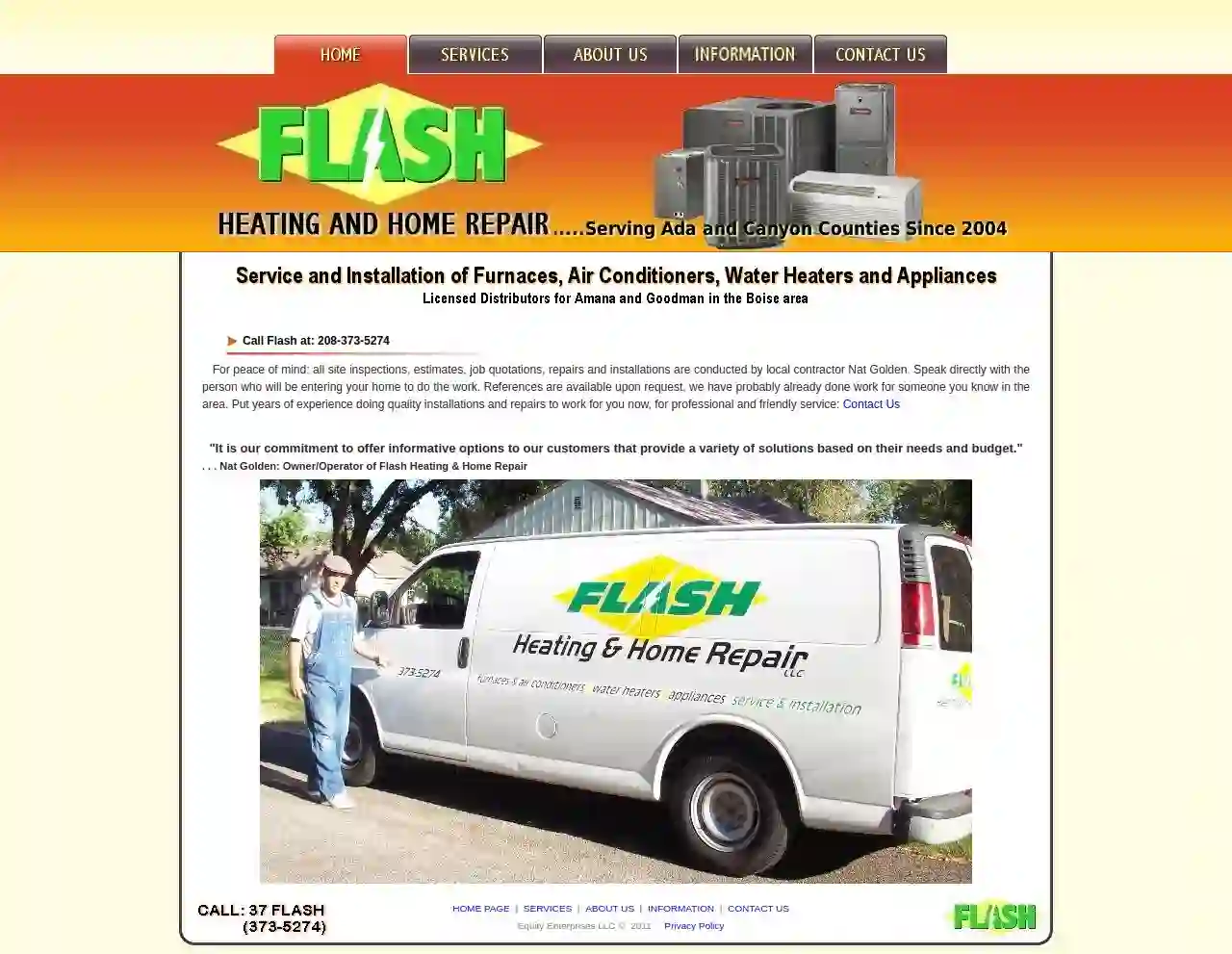 Flash Heating and Home Repair