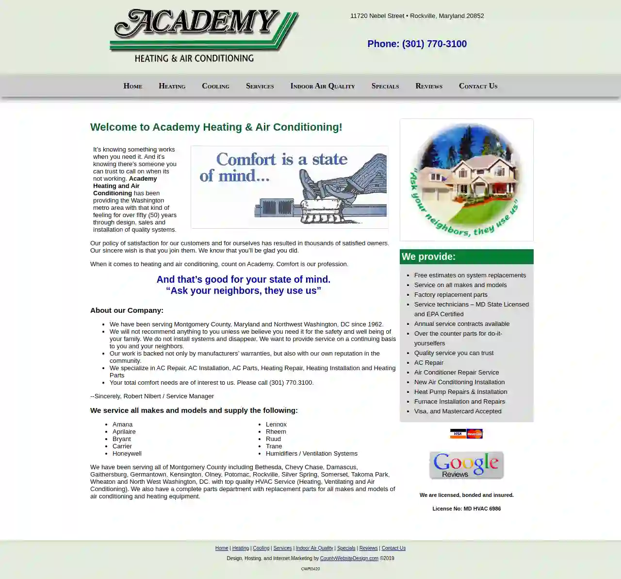 Academy Heating & Air Conditioning