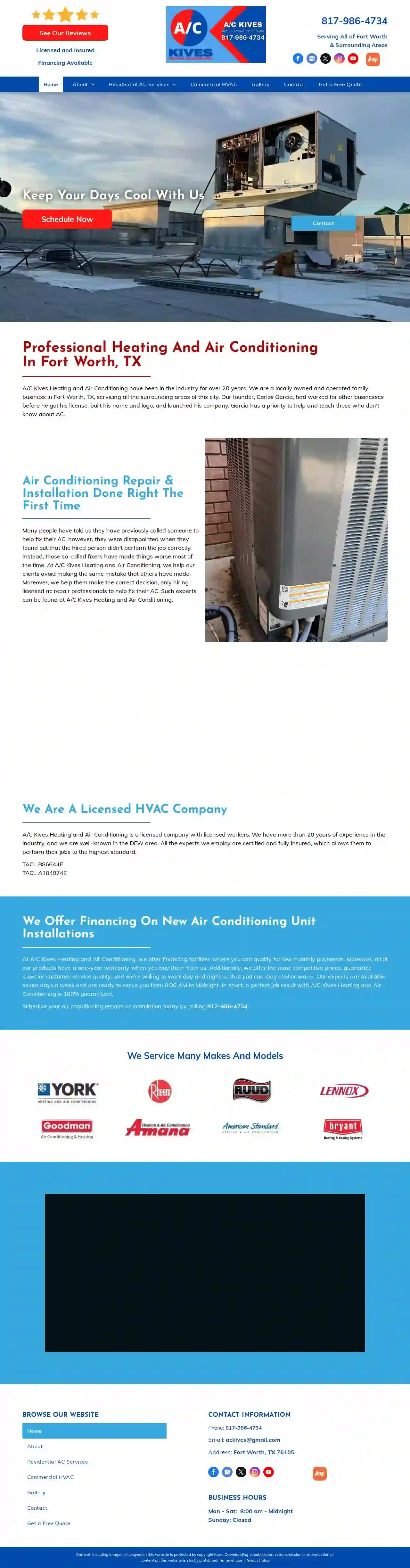 A/C Kives Heating & Air Conditioning