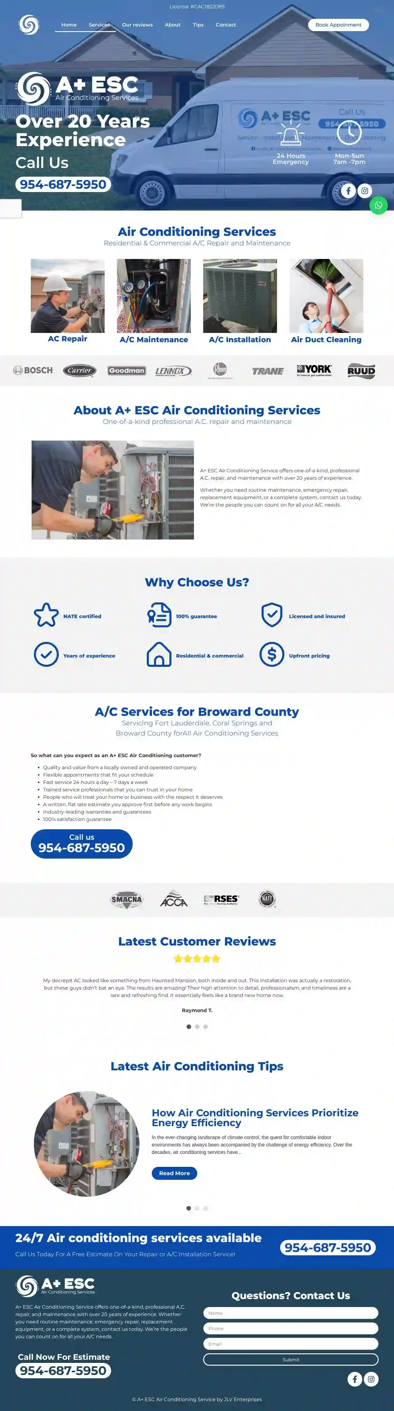 A+ ESC Air Conditioning Services