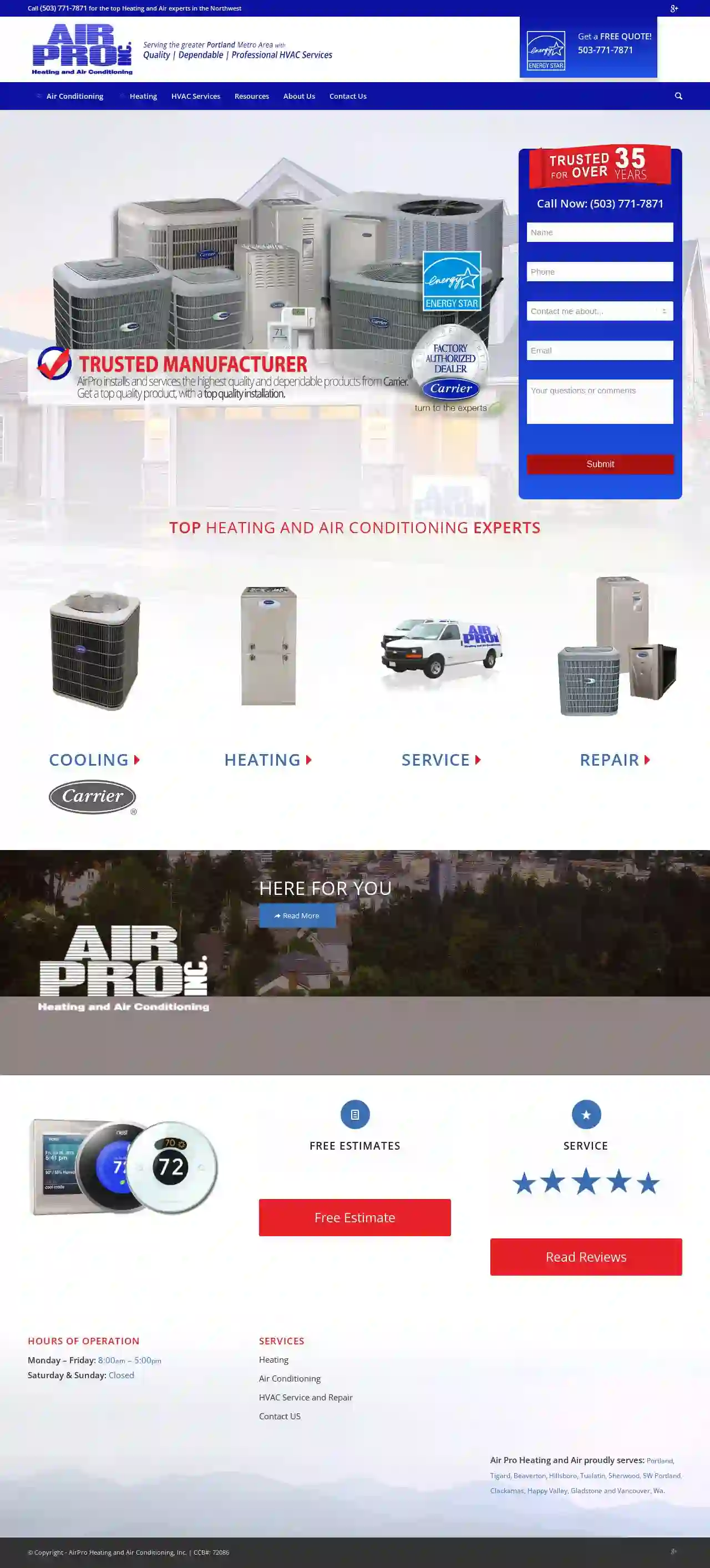 Air Pro Heating and Air Conditioning, Inc