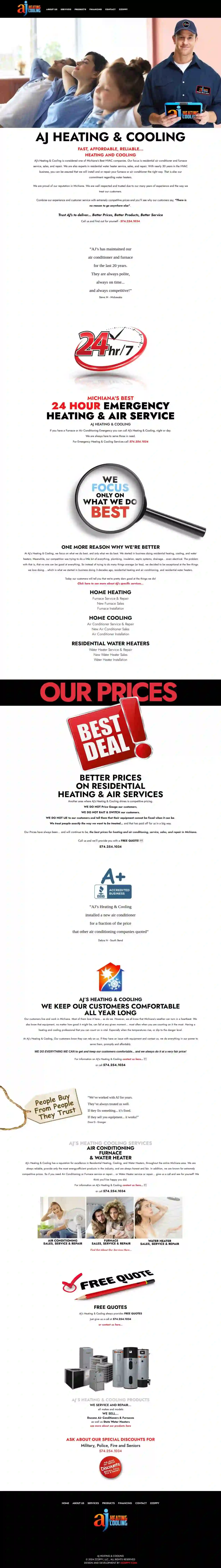 AJ Heating & Cooling, Inc.