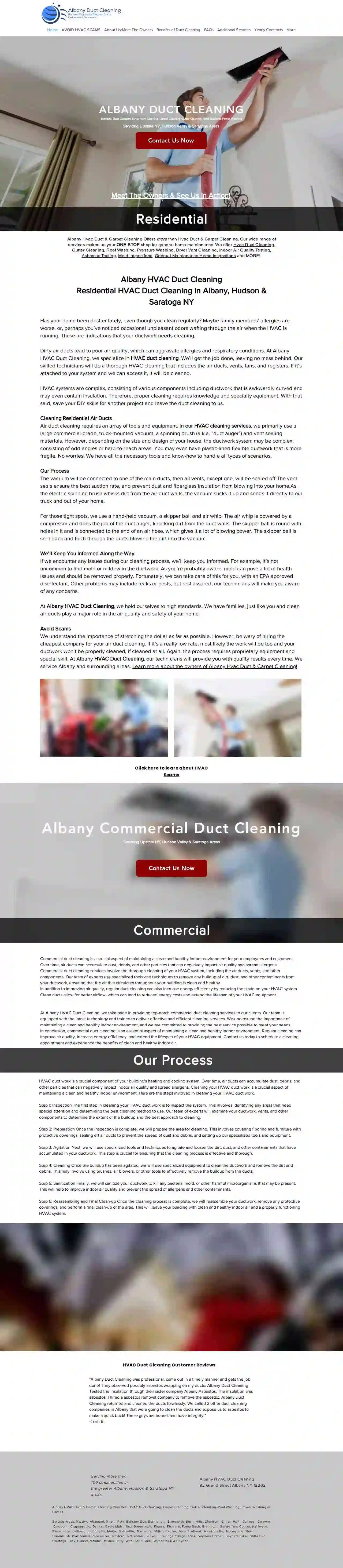 Albany Hvac Duct Cleaning