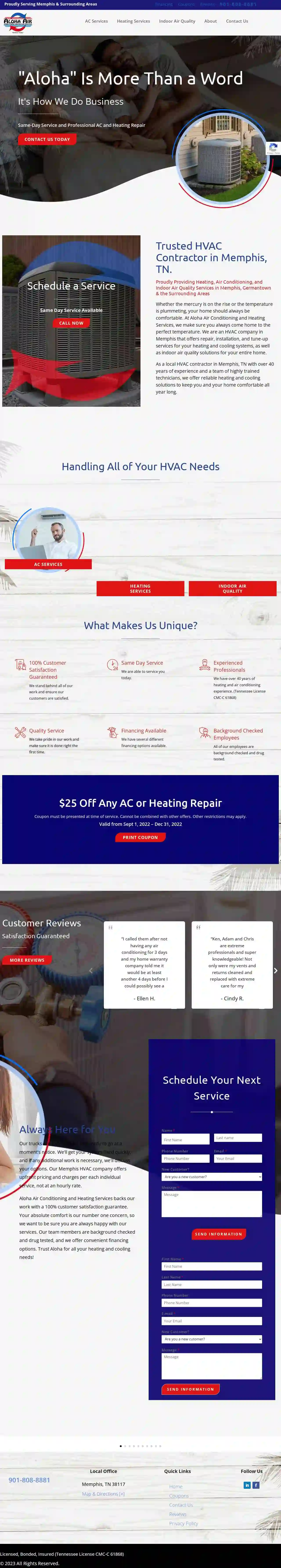 Aloha Air Conditioning and Heating Services