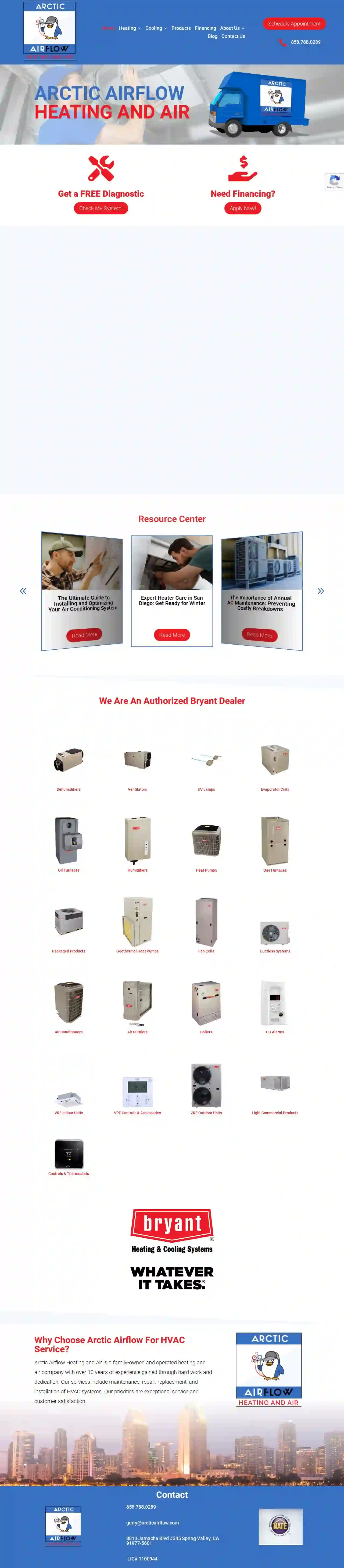 Arctic Airflow Heating and Air