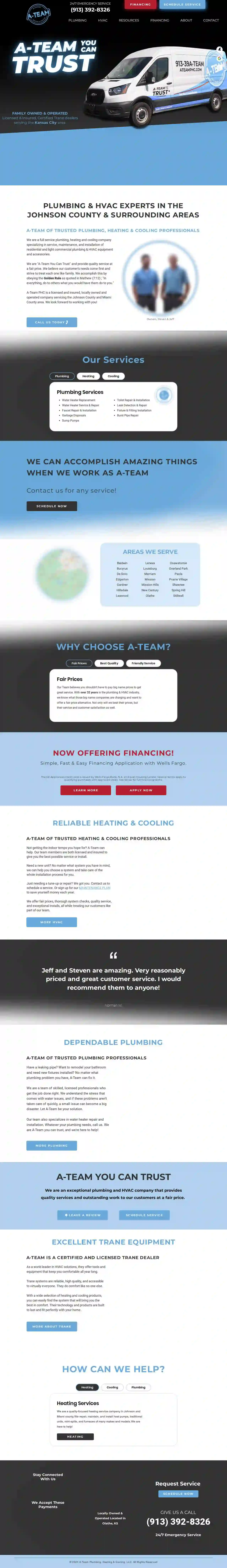 A-Team Plumbing, Heating & Cooling