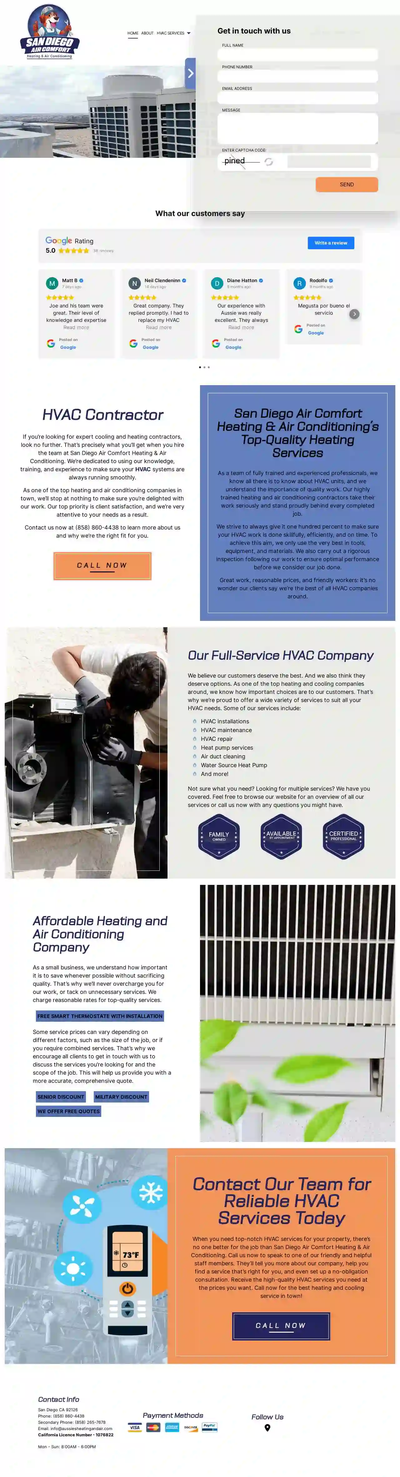 Aussie's Heating & Air Conditioning Inc.