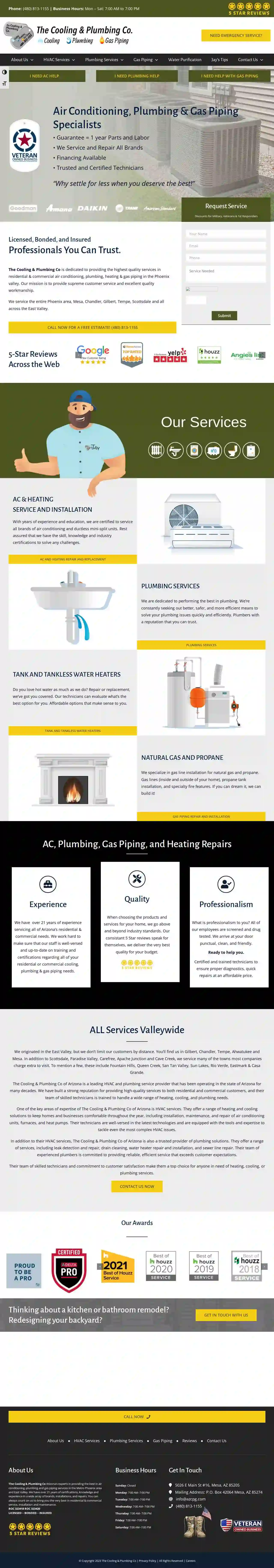 The Cooling & Plumbing Co