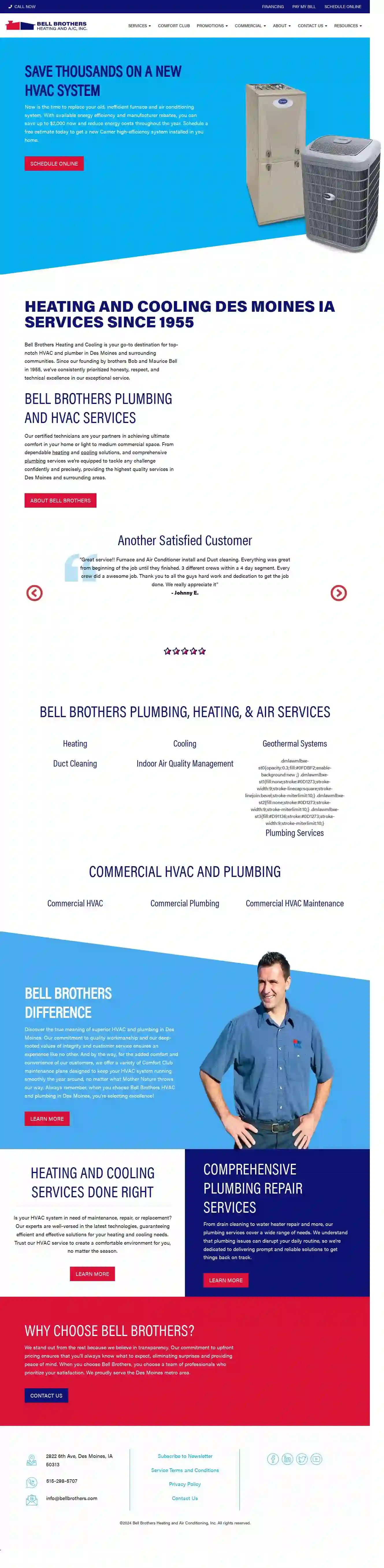 Bell Brothers Heating and Air Conditioning, Inc.