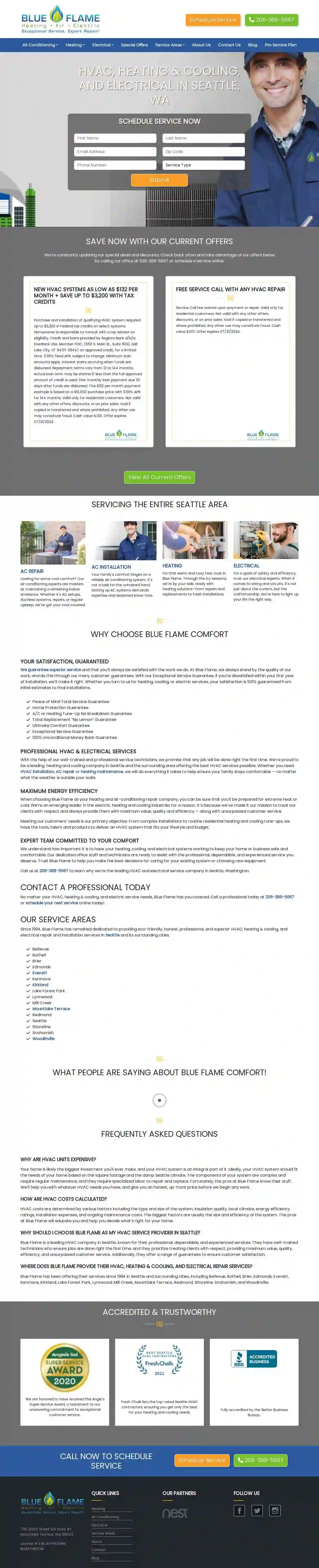 Blue Flame Heating & Air Conditioning