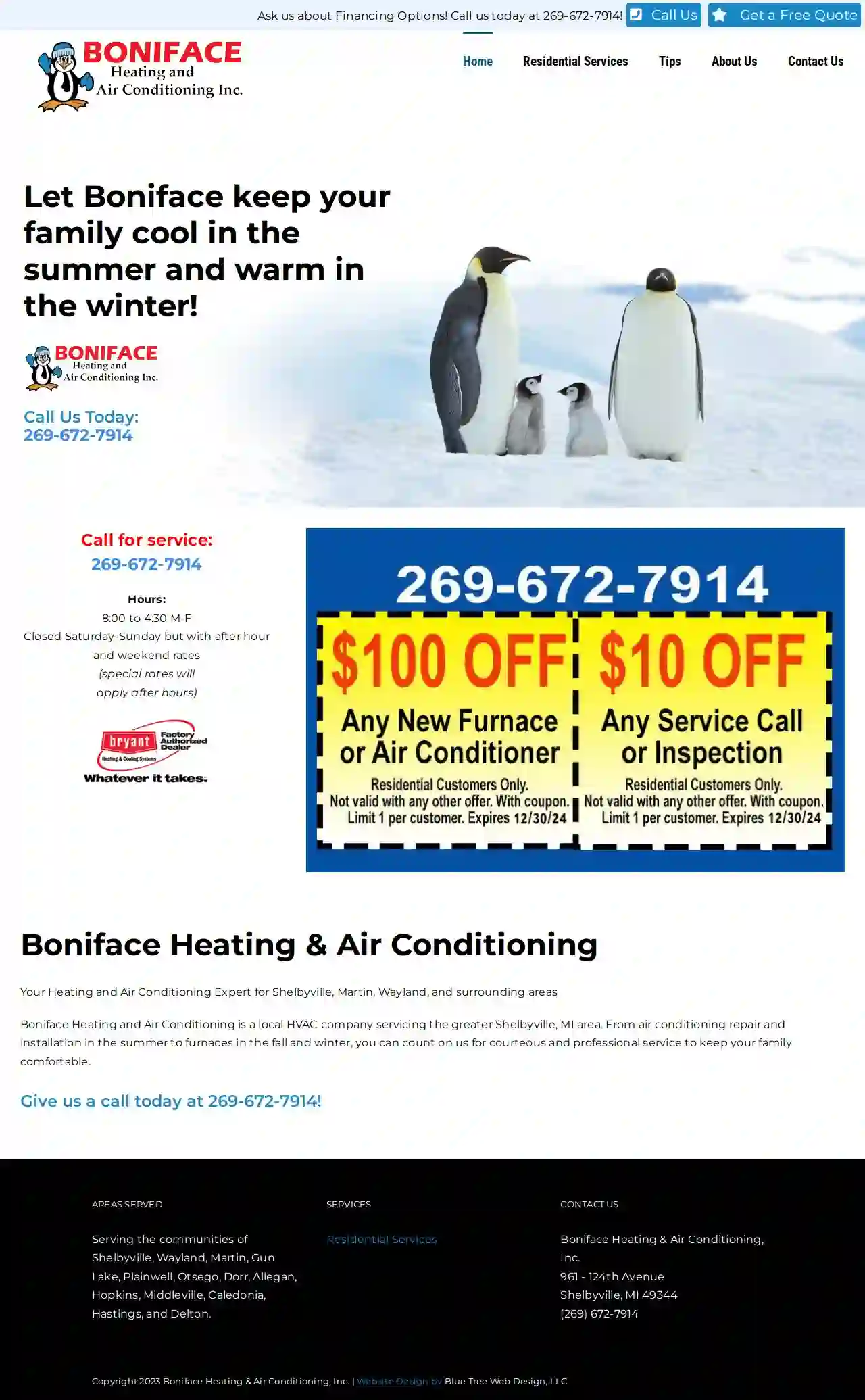 Boniface Heating & Air Conditioning Inc