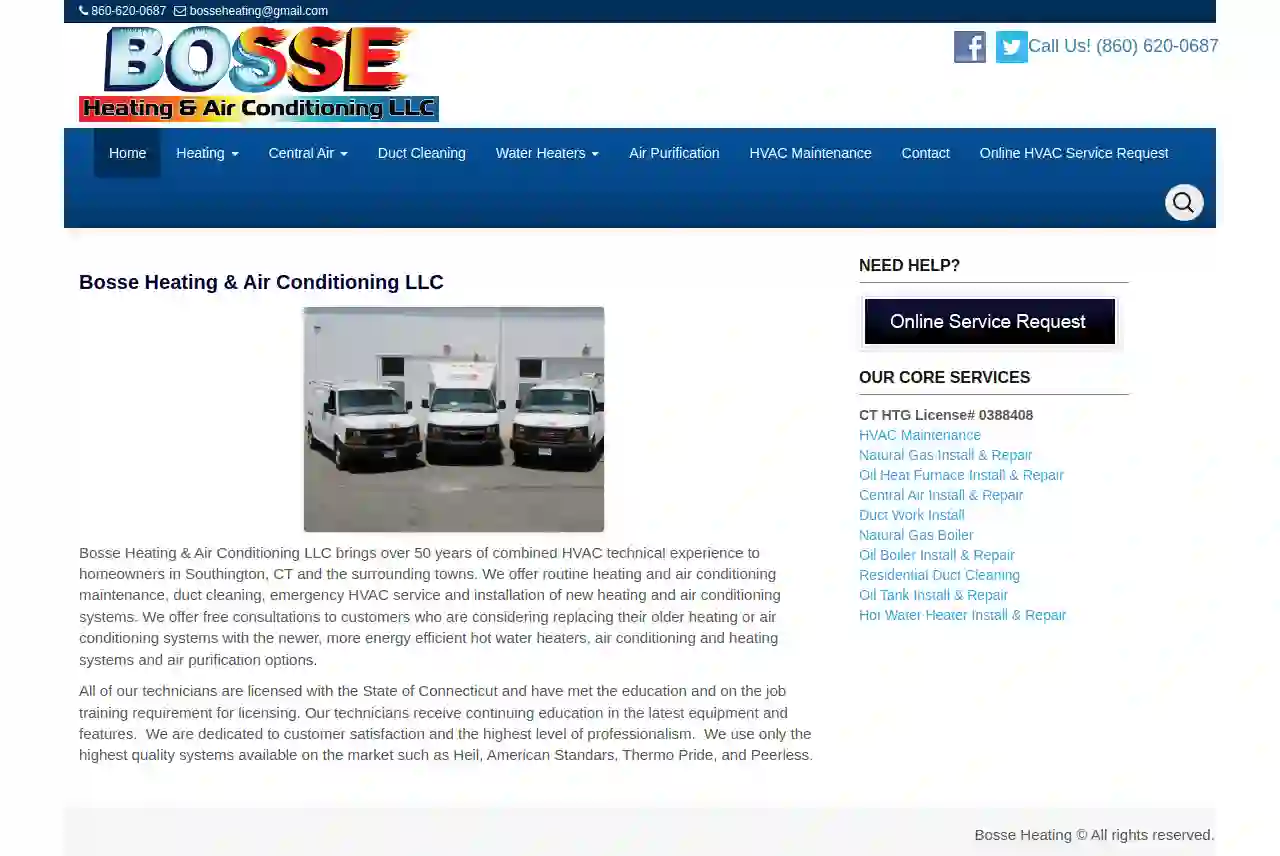 Bosse Heating & Air Conditioning LLC.