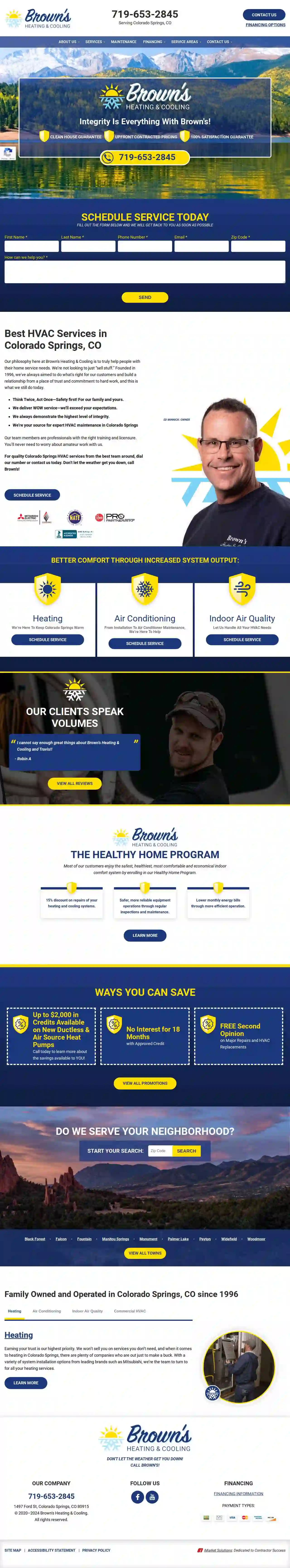 Brown’s Heating & Cooling