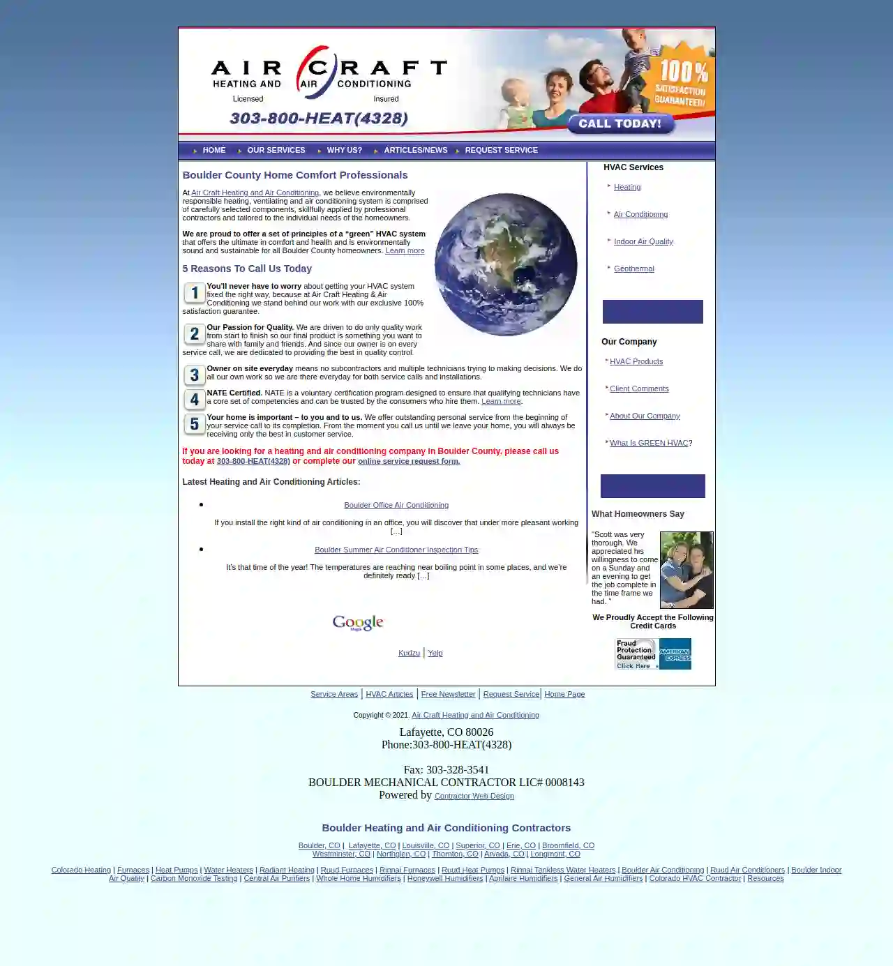 Air Craft Heating and Air Conditioning