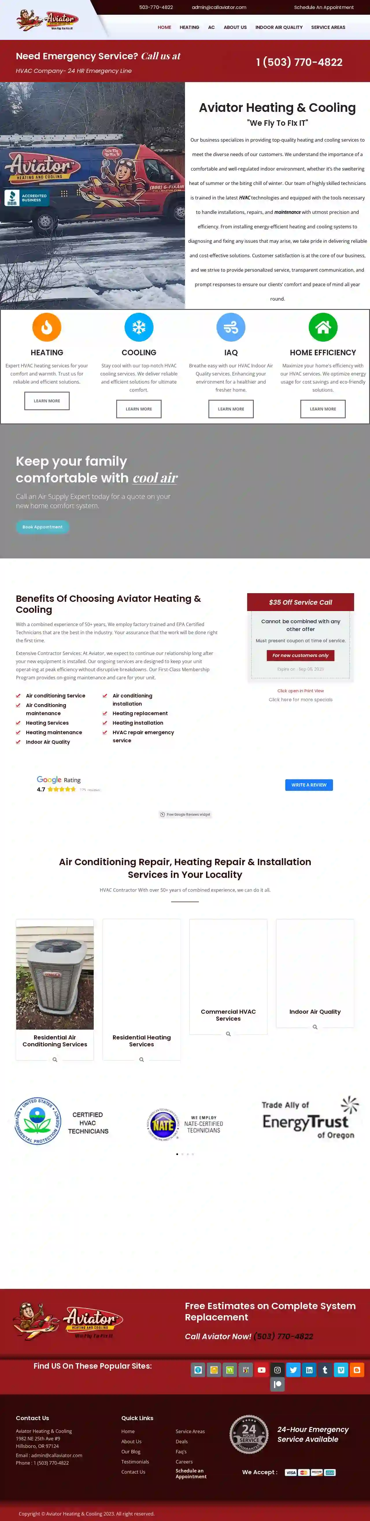 Aviator Heating & Cooling