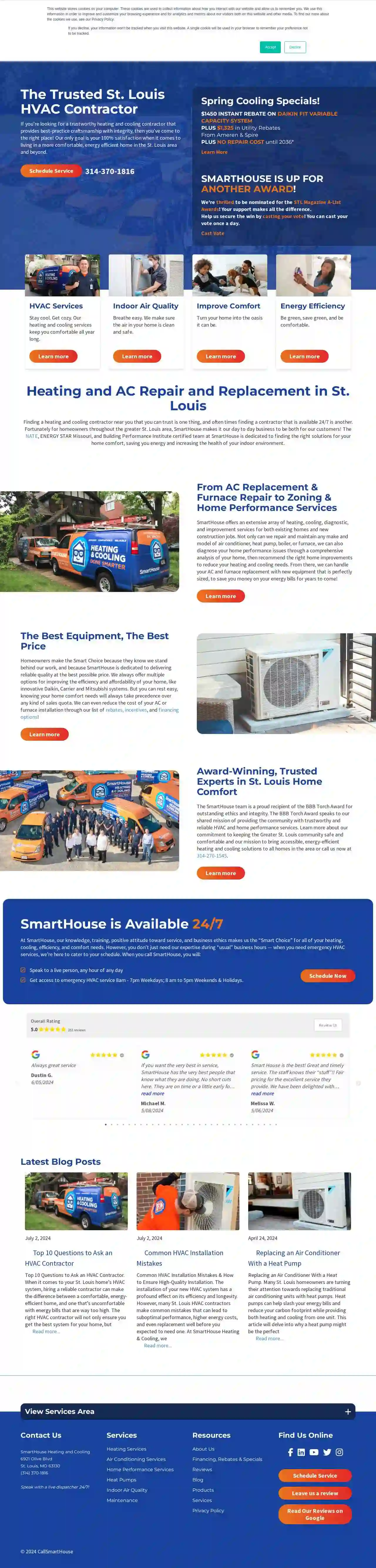 SmartHouse Heating and Cooling