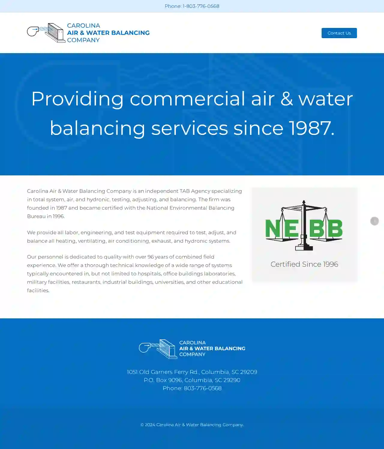 Carolina Air and Water Balancing Company, Inc.