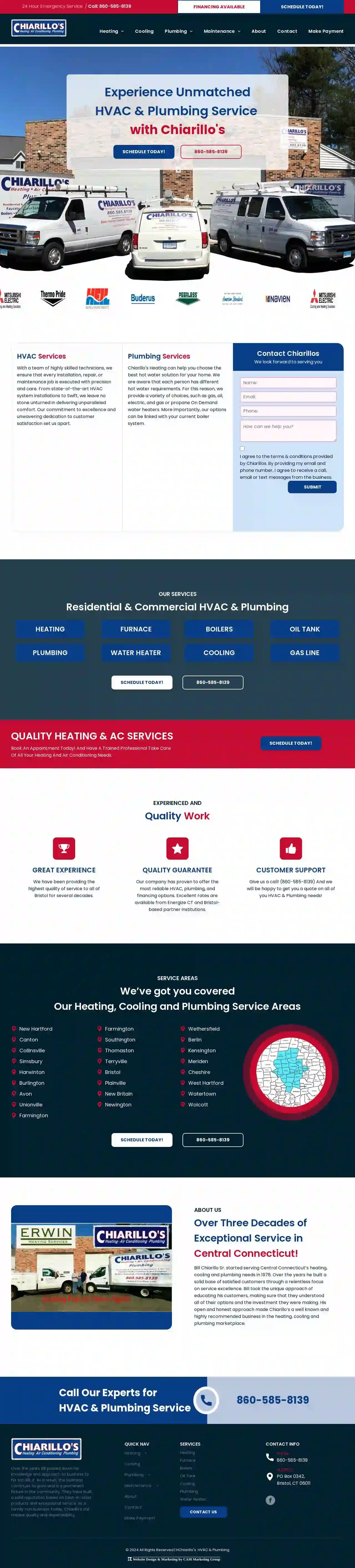 Chiarillo's - Heating, Air Conditioning & Plumbing