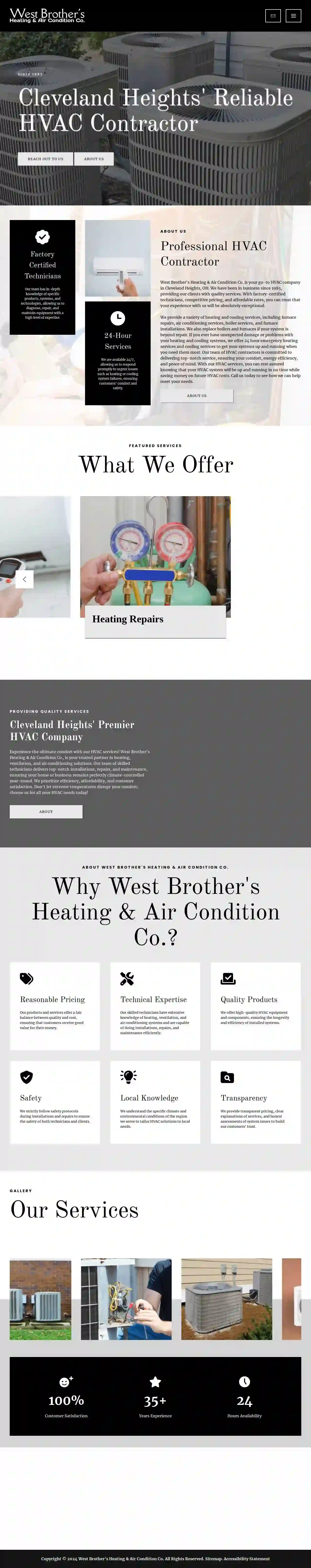 West Brother's Heating & Air Condition Co.