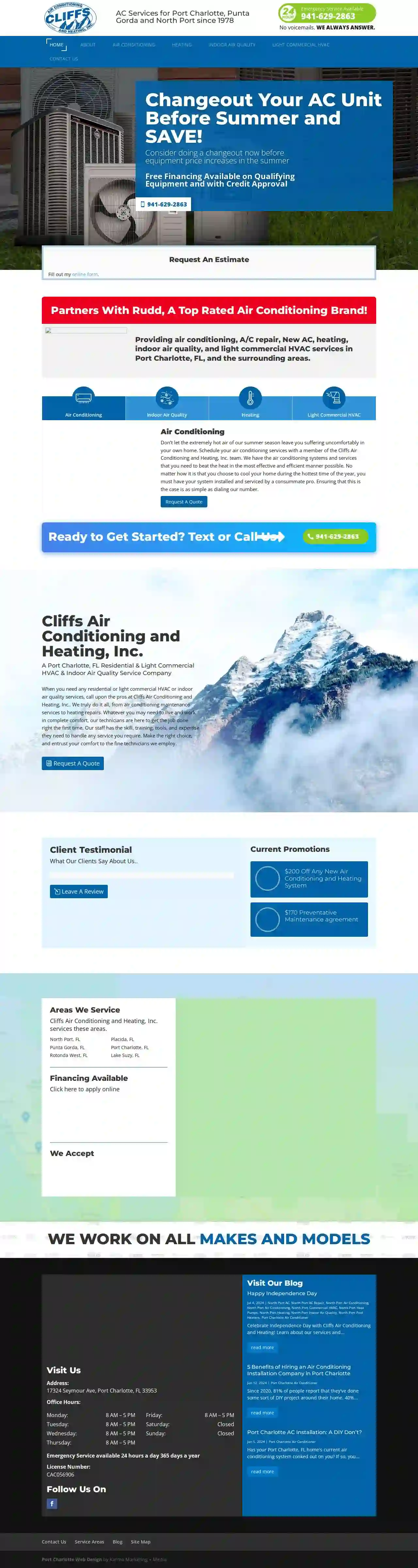 Cliffs Air Conditioning and Heating