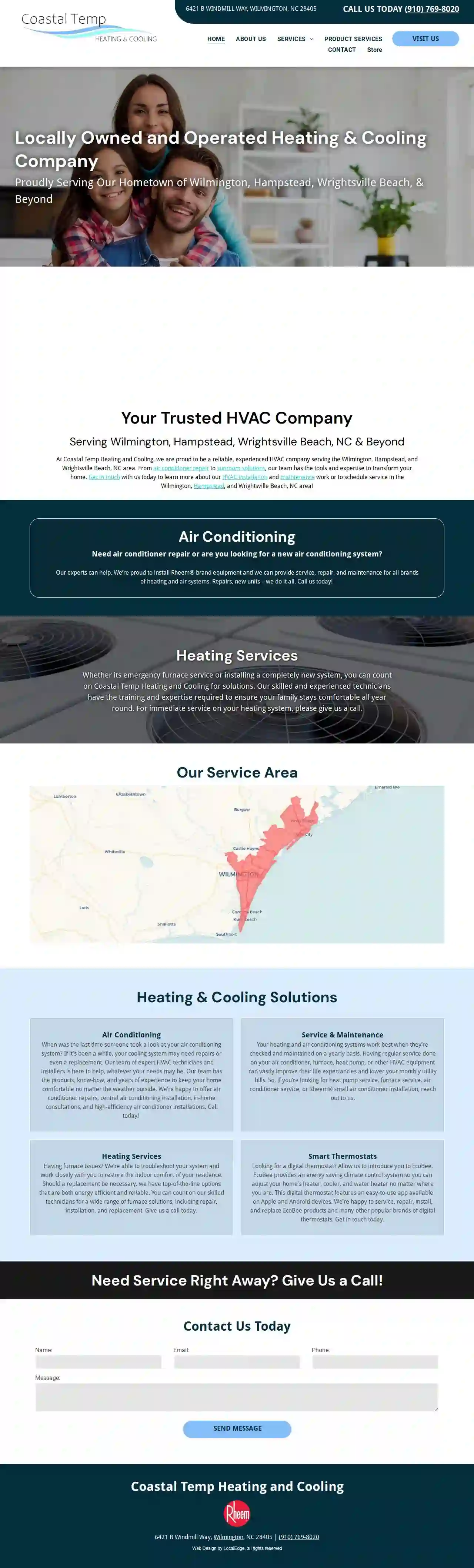 Coastal Temp Heating & Cooling, Inc