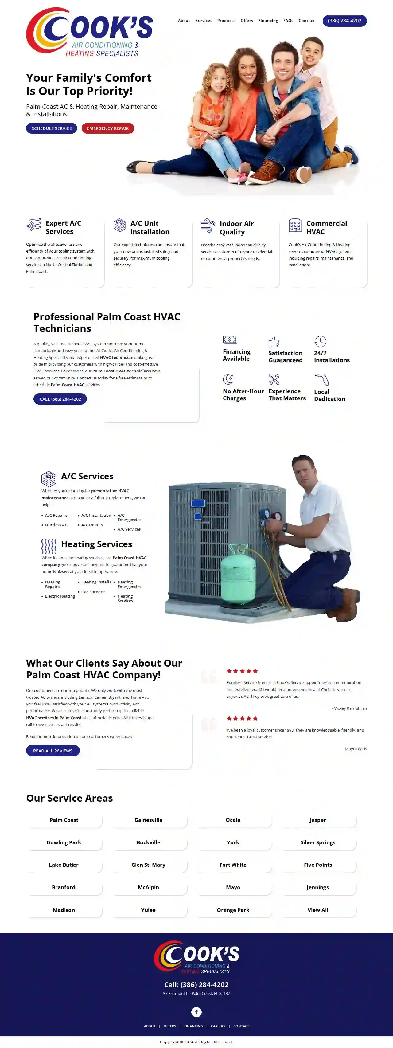 Cook's Air Conditioning & Heating Specialists