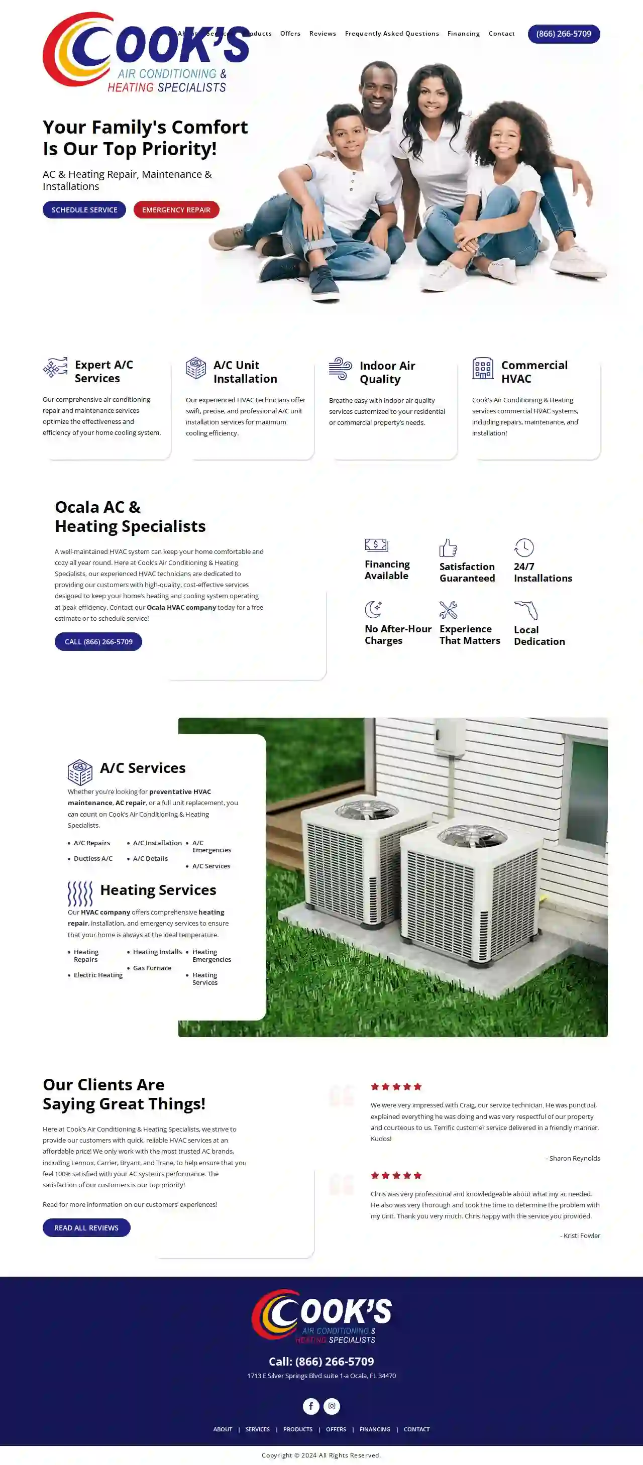 Cook's Air Conditioning & Heating Specialists