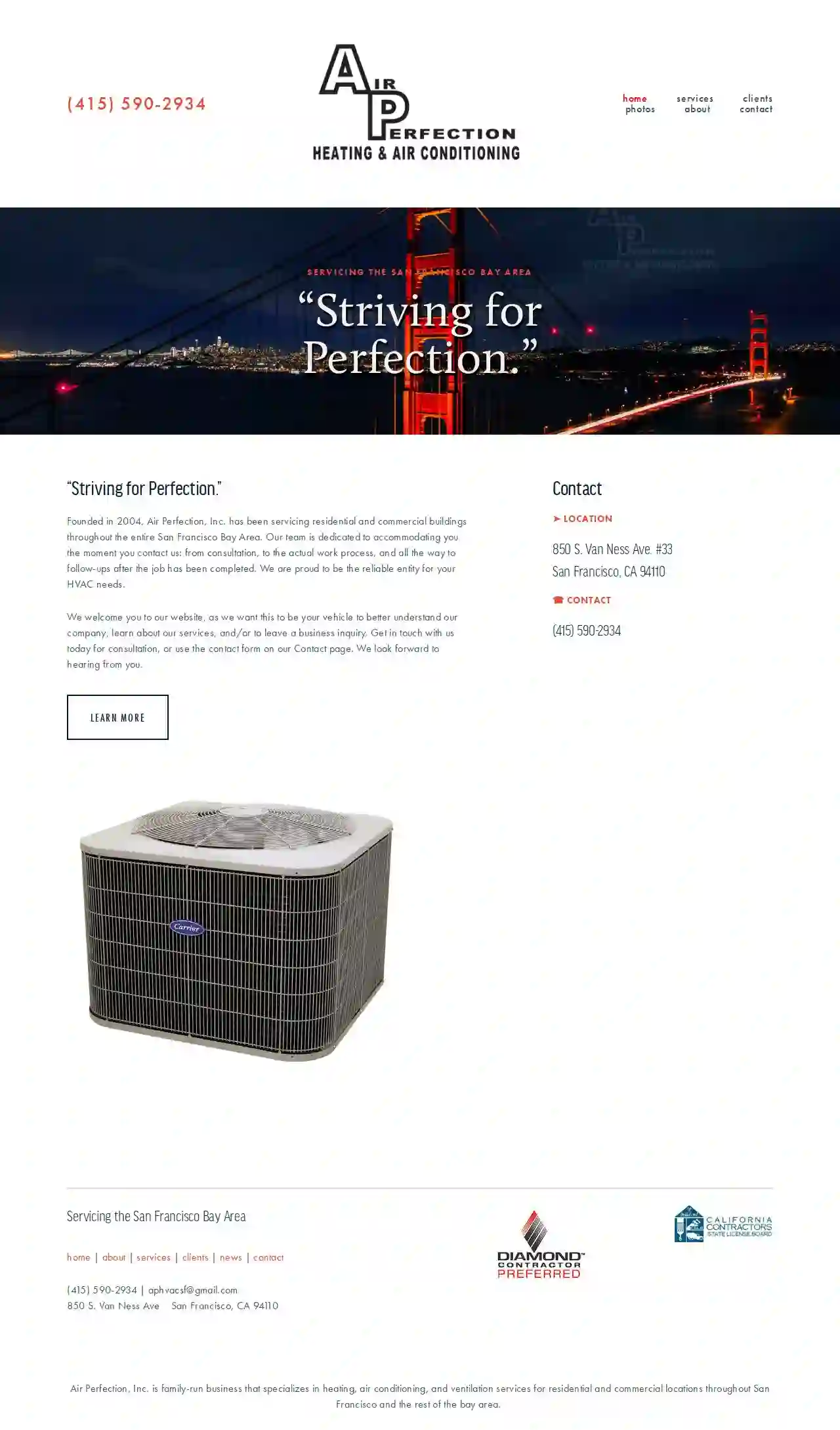 Air Perfection Cooling & Heating Conditioning