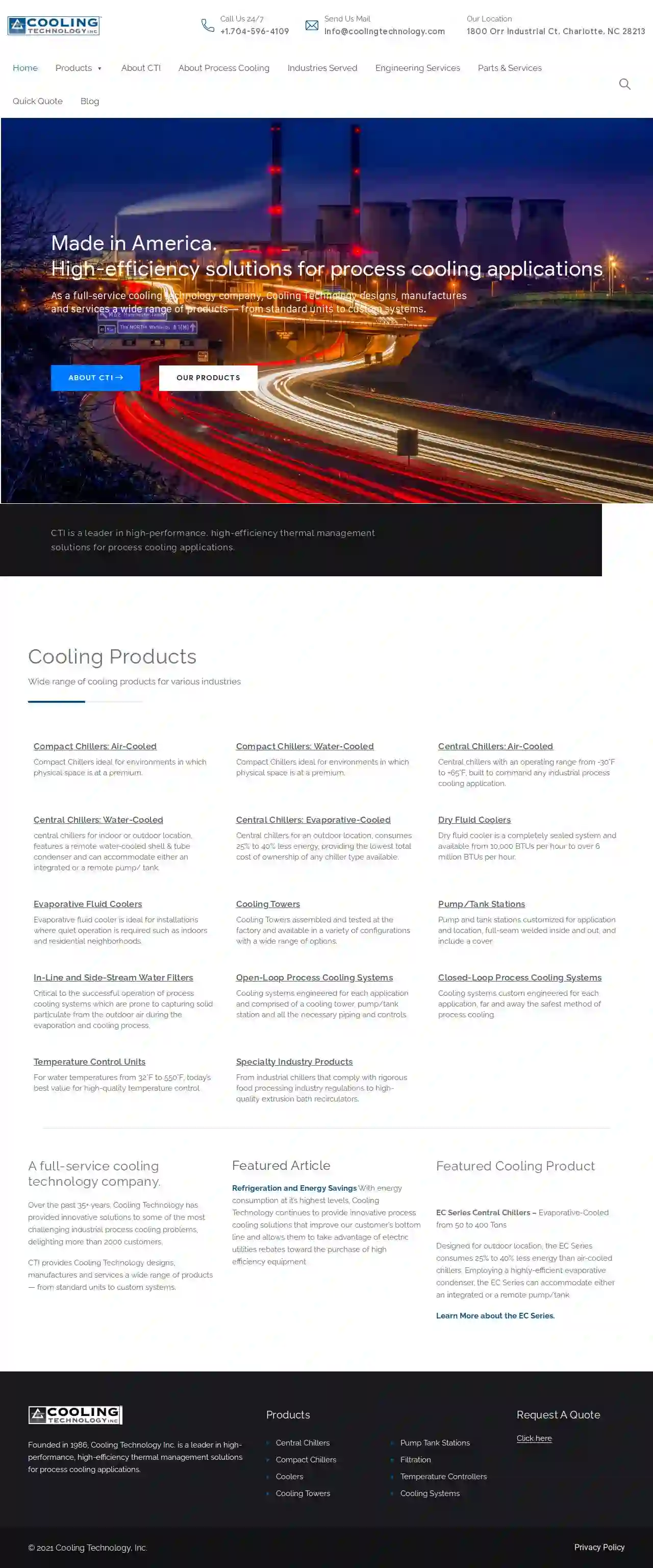 Cooling Technology Inc