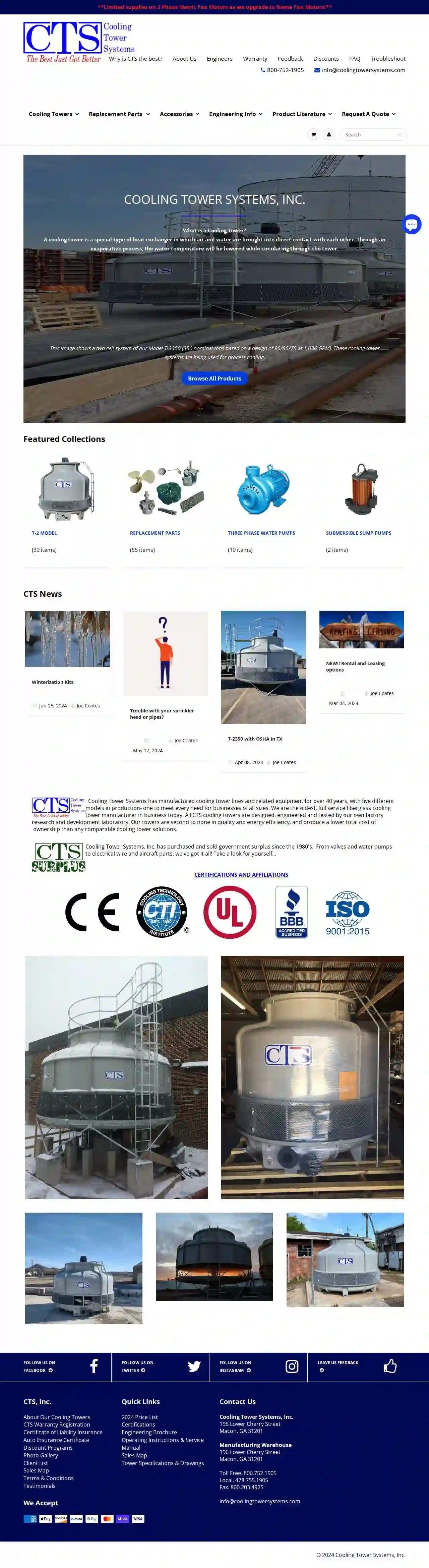 CTS - Cooling Tower Systems, Inc.