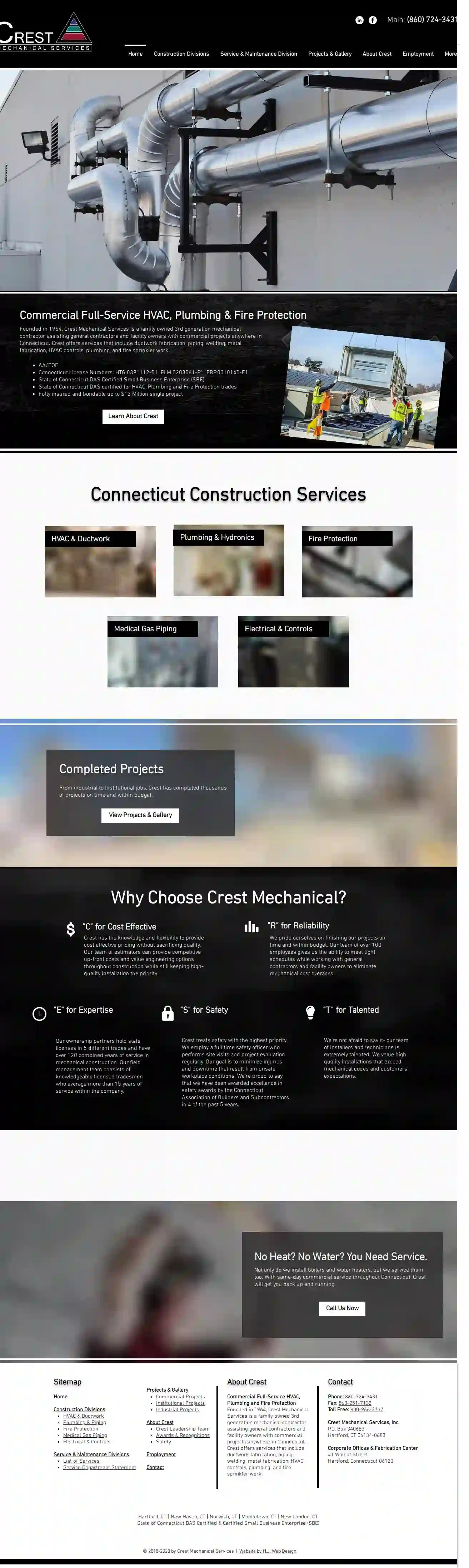 Crest Mechanical Services Inc