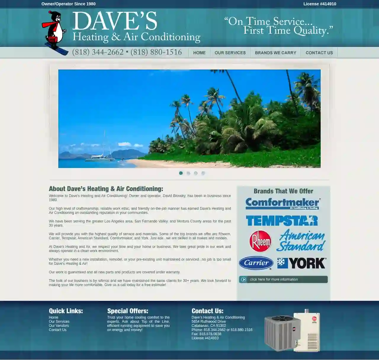 Dave's Heating & Air Conditioning