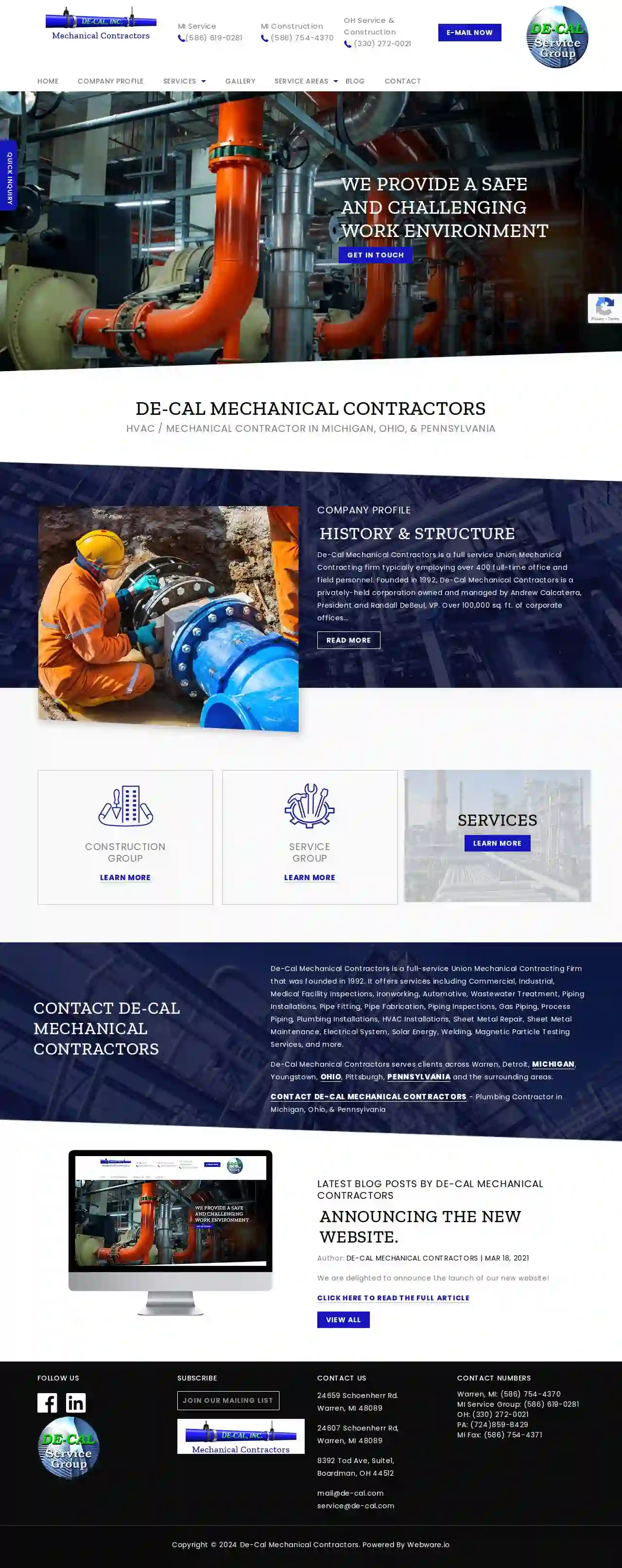 De-Cal Mechanical Contractors