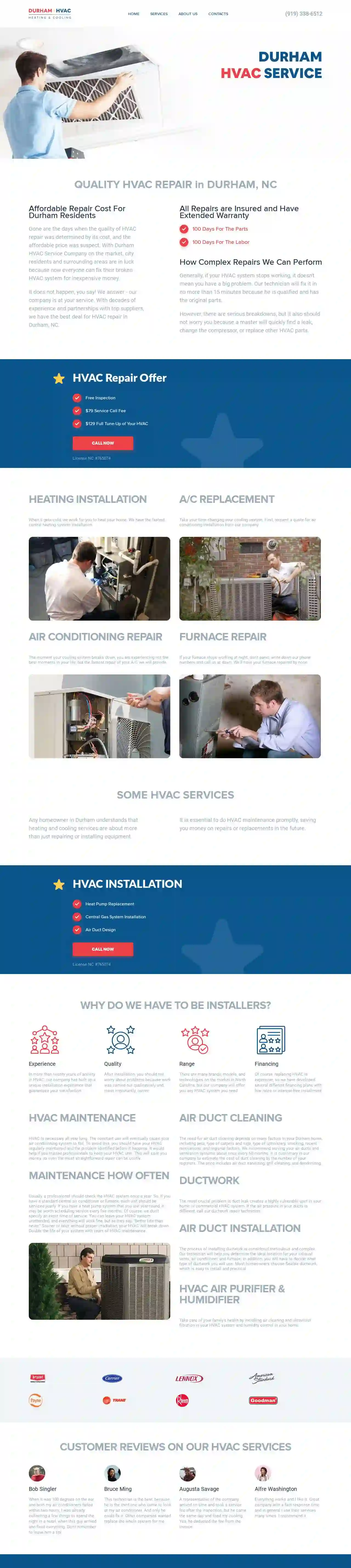 Durham HVAC Service