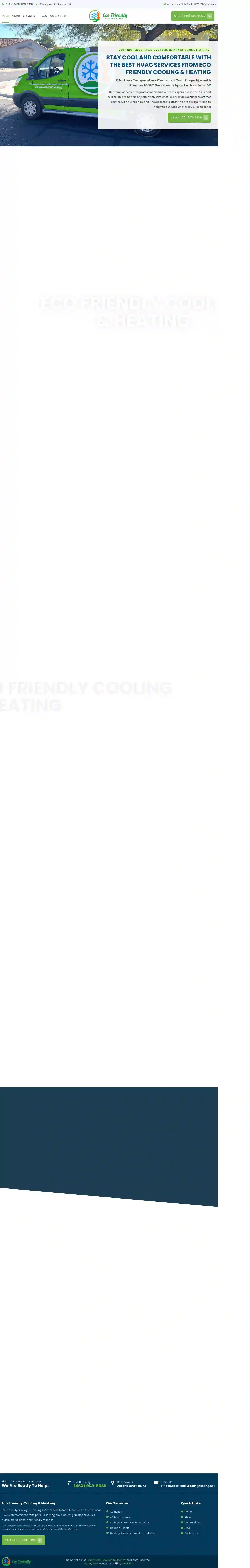 Eco Friendly Cooling & Heating