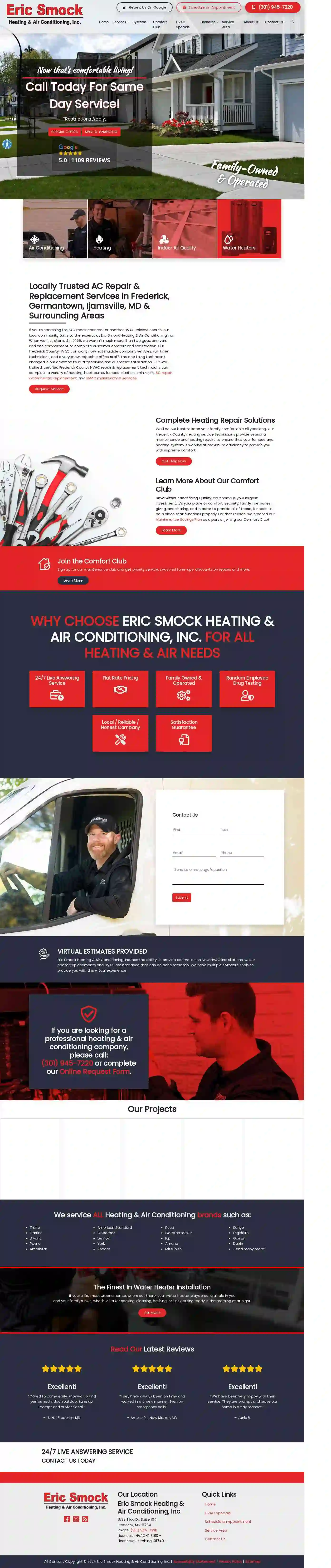 Eric Smock Heating & Air Conditioning, Inc.