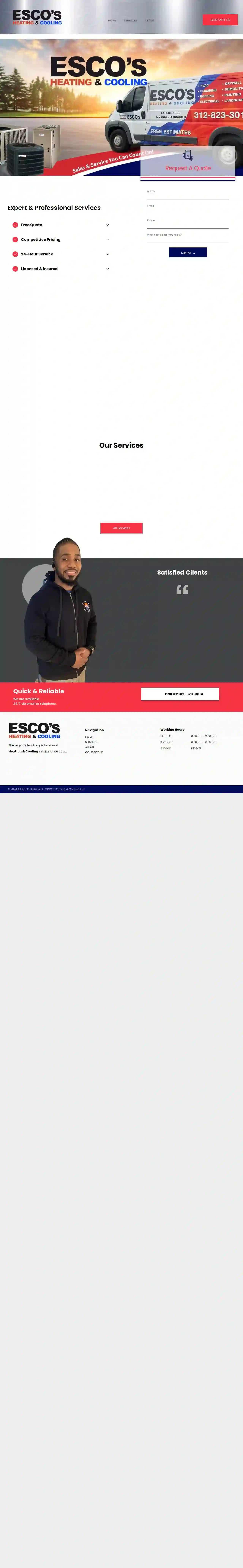 Esco's Heating and Cooling