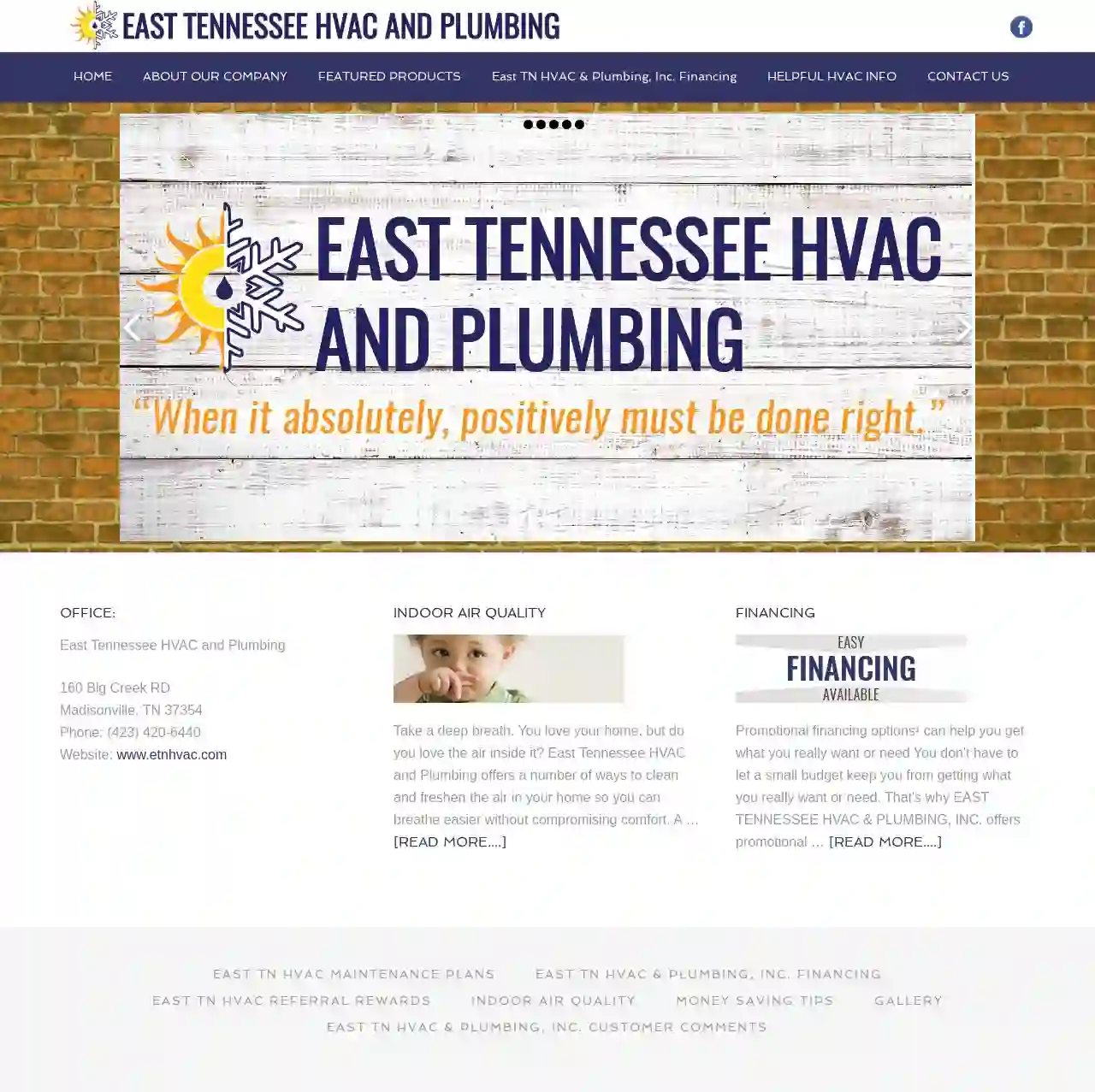 East TN HVAC & Plumbing, inc.