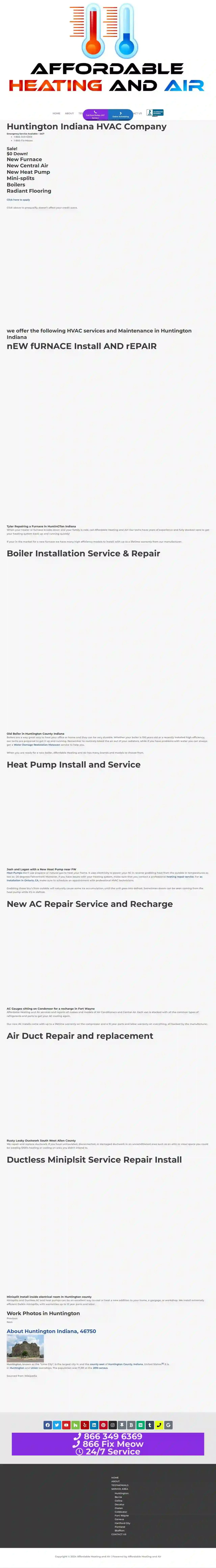 Huntington's Affordable Heating and Air