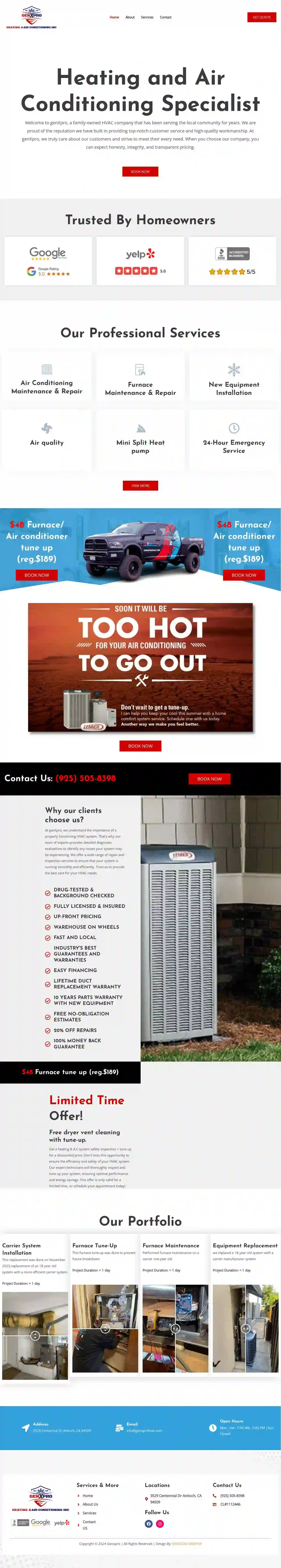 genxpro heating & air conditioning