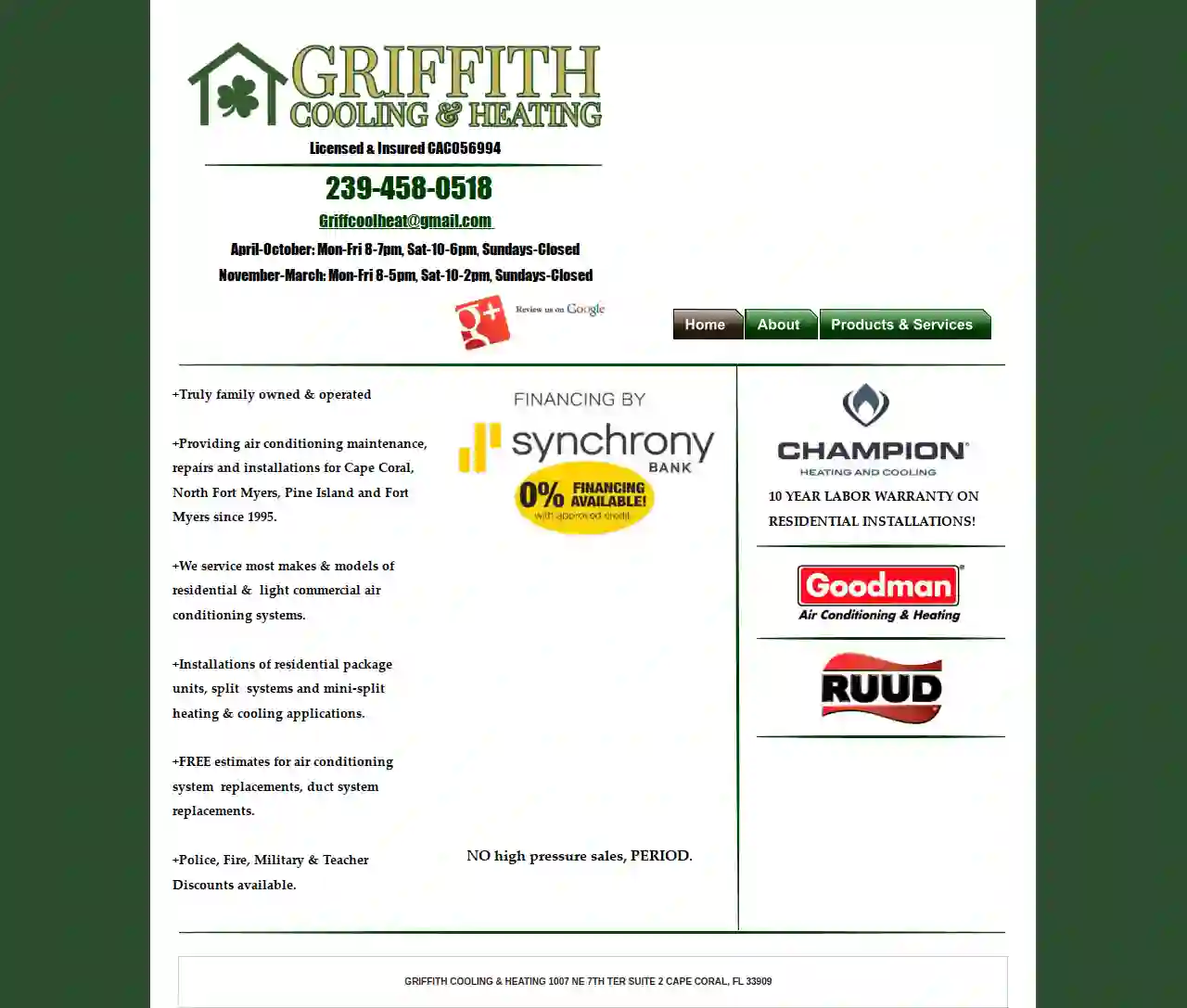 Griffith Cooling and Heating - An Elevate Home Services company