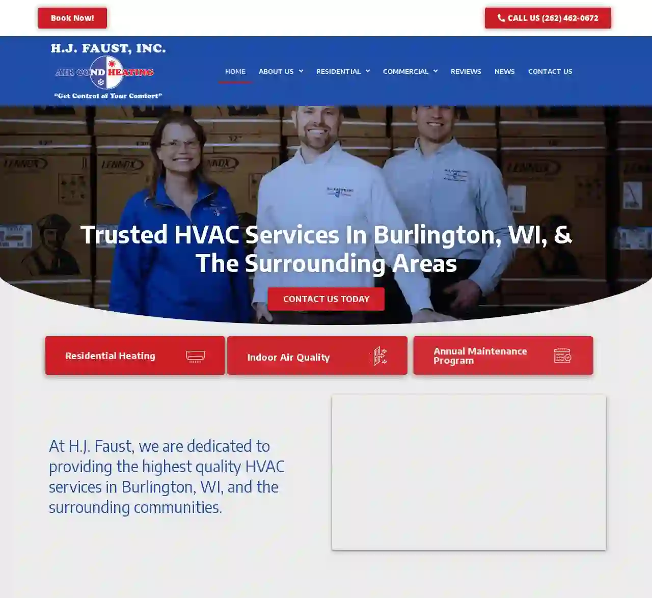 H. J. Faust, Inc. Heating and Air Conditioning