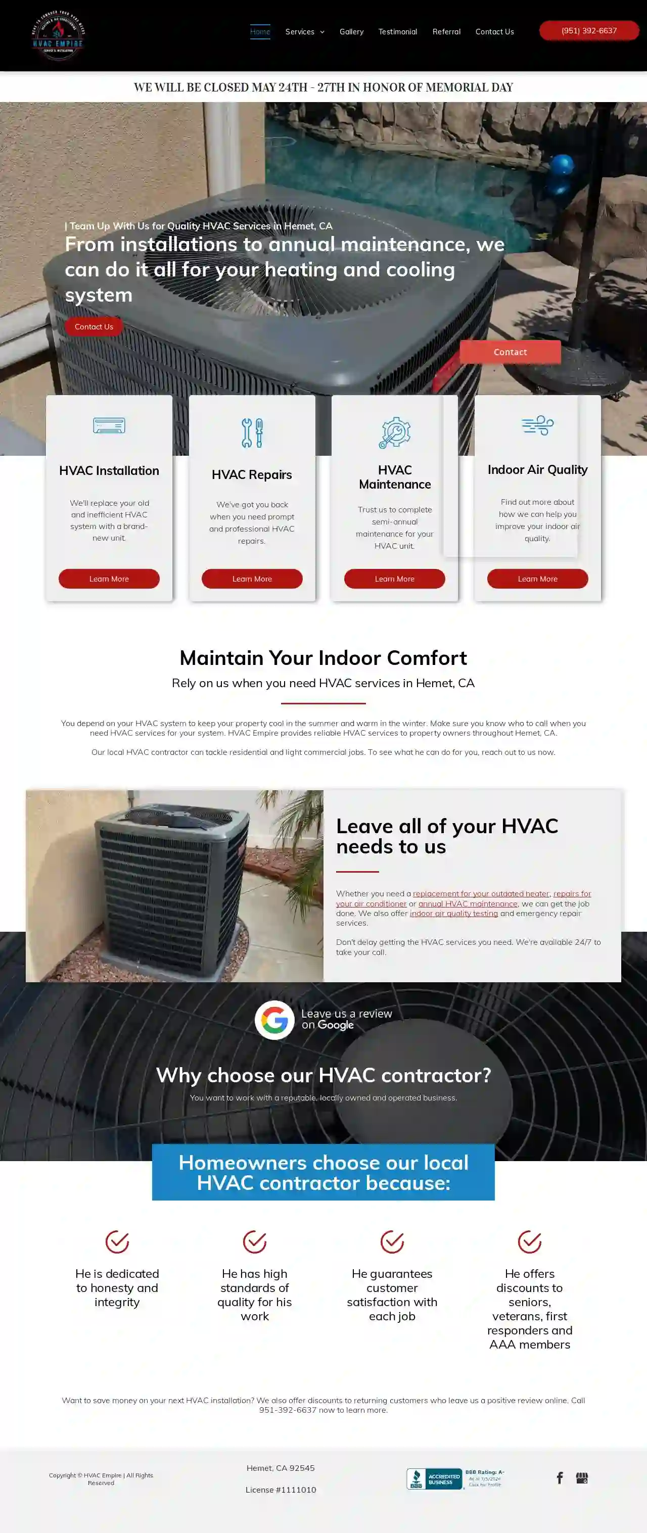 HVAC EMPIRE