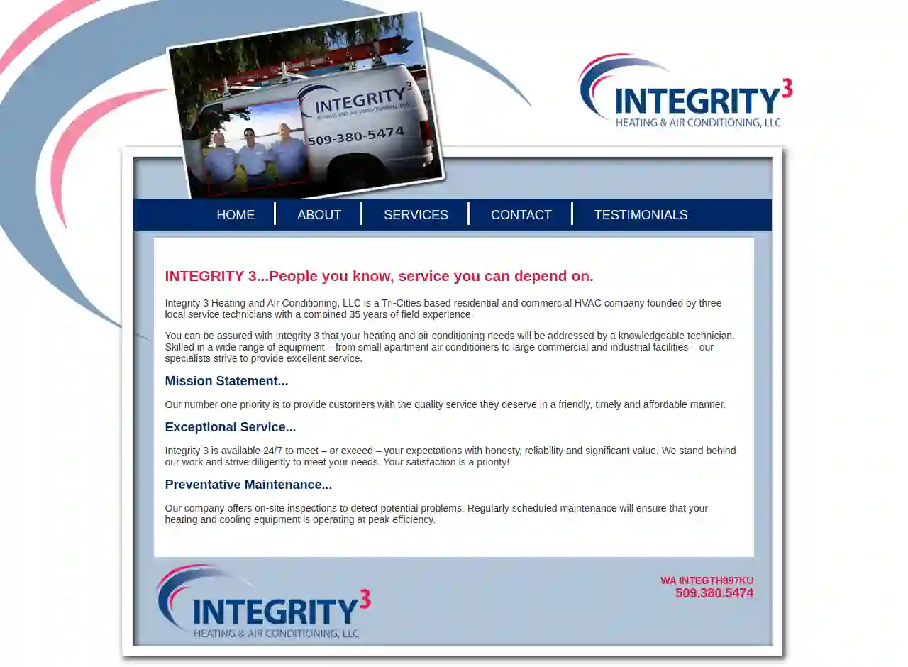 Integrity Three Heating and Air Conditioning