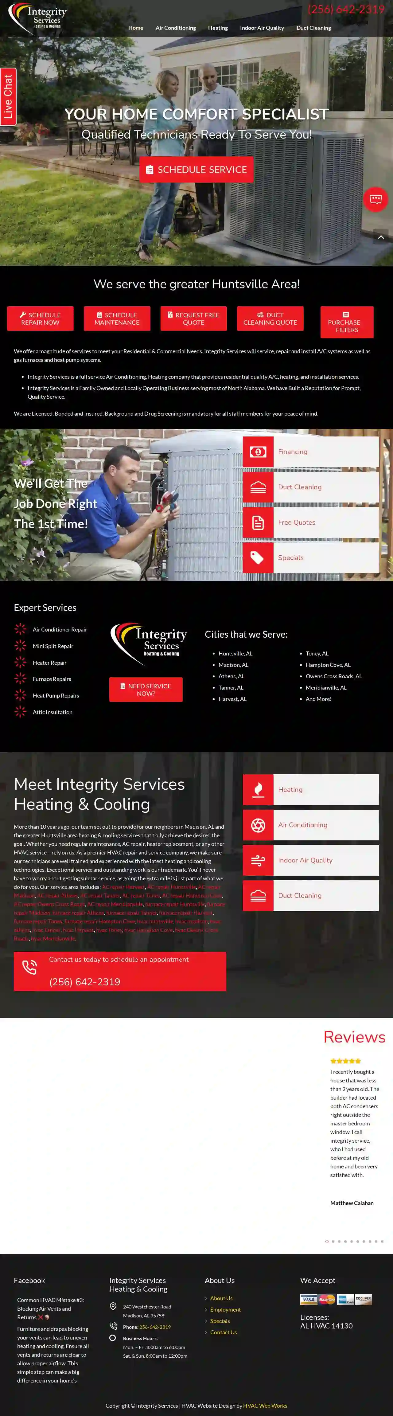 Integrity Services Heating and Cooling