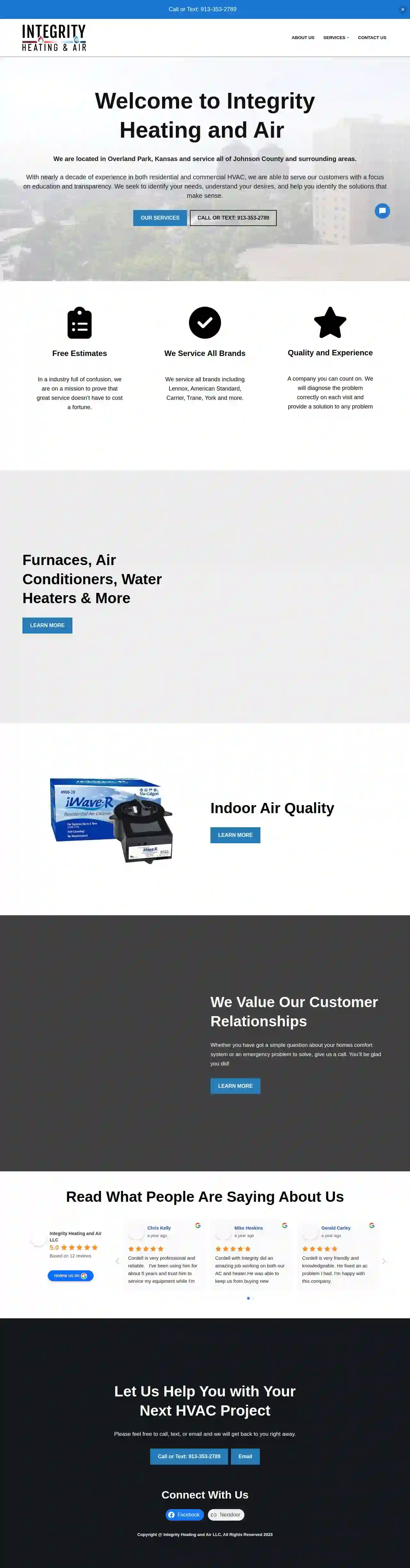 Integrity Heating and Air LLC