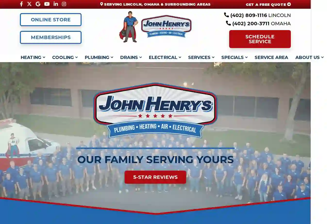 John Henry's Plumbing, Heating, Air and Electrical