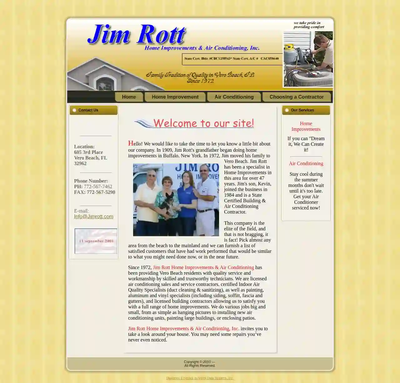 Rott Jim Home Improvements & Air Conditioning Inc