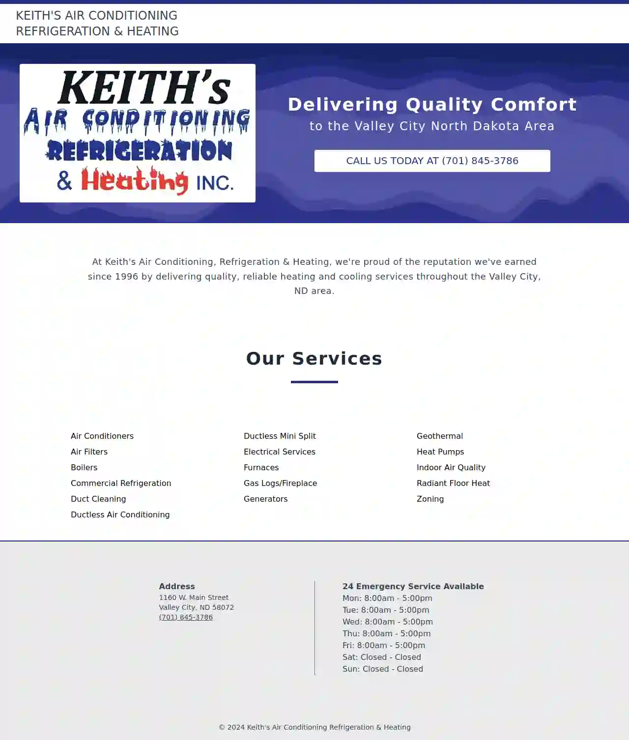 Keith's Air Conditioning Refrigeration & Heating