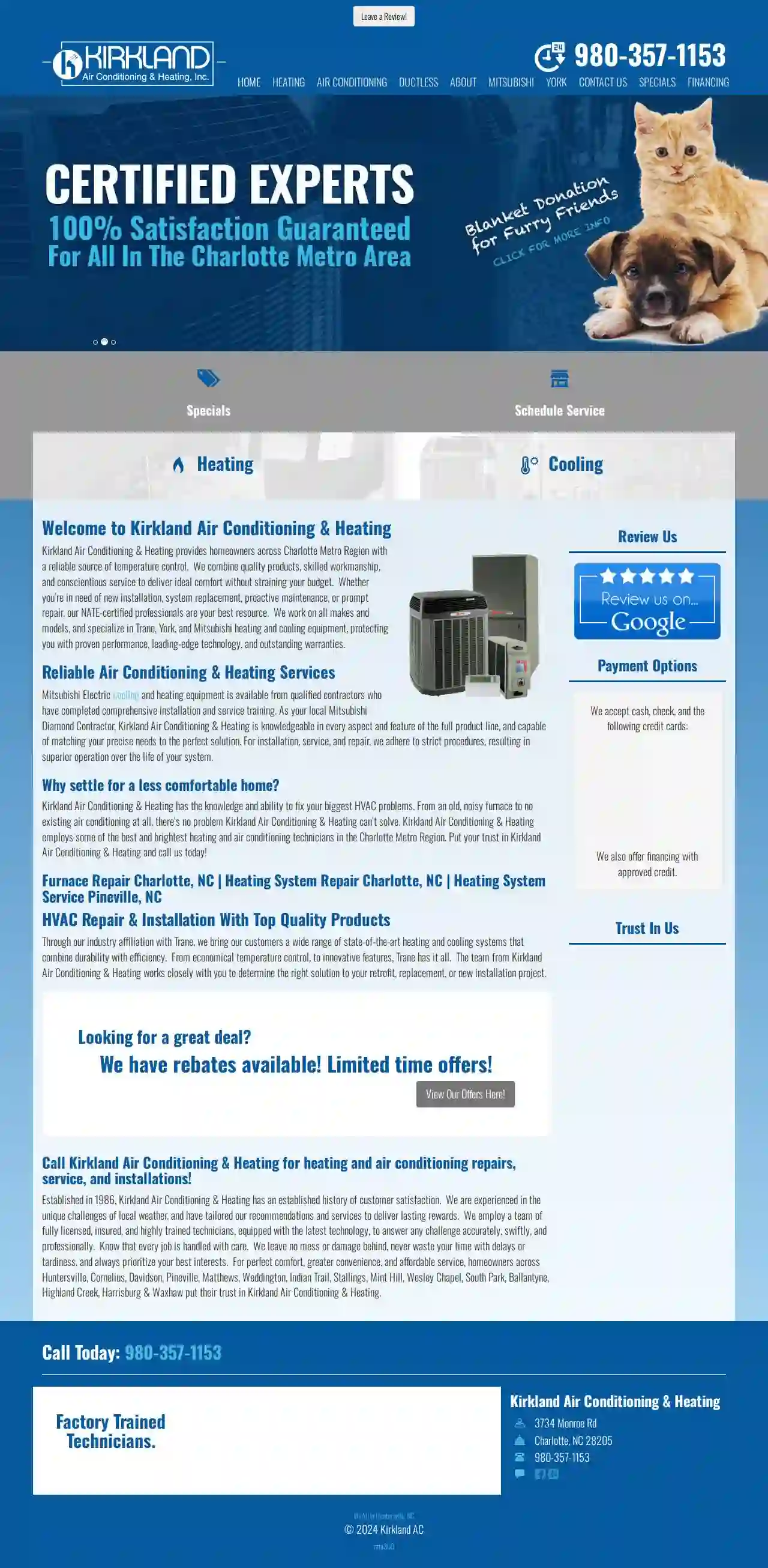 Kirkland Air Conditioning and Heating